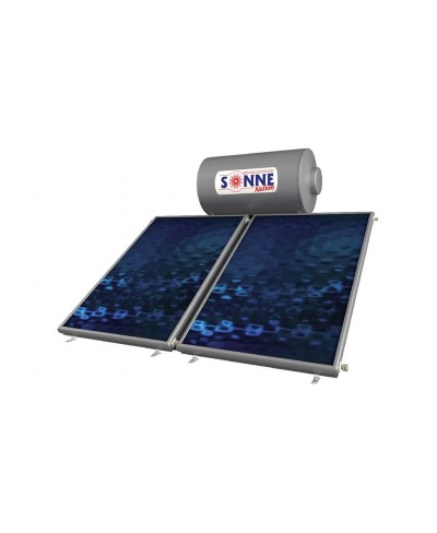 Ηλιακός Θερμοσίφωνας Χάλκινος - SONNE T 300 με 2 Επιλεκτικούς Συλλέκτες Atlas 3,80m² - Διπλής Ενέργειας