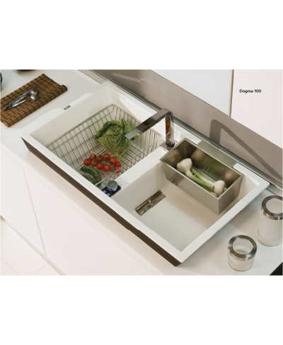 Νεροχύτης κουζίνας διπλός DOGMA ELLECI