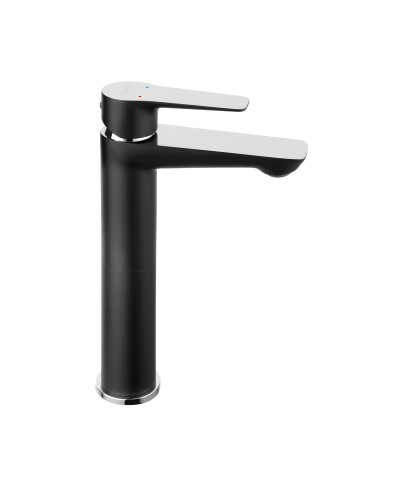 Μπαταρία νιπτήρος υψηλή ADORE Black/Chrome BDR2LBLC FERRO