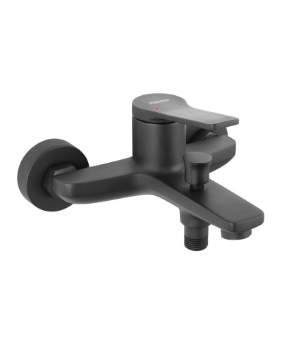 Μπαταρία λουτρού STRATOS Black BSC1BL FERRO