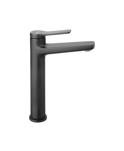 Μπαταρία νιπτήρος υψηλή STRATOS Black BSC2LBL FERRO