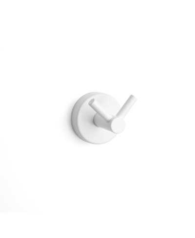 Άγκιστρο μπάνιου διπλό UNO 1202 66 Λευκό ματ KARAG