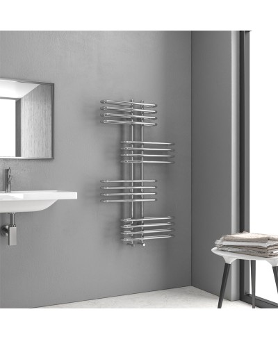 Θερμαντικό σώμα μπάνιου χρωμέ EDEN KARAG 16,5x50x120cm