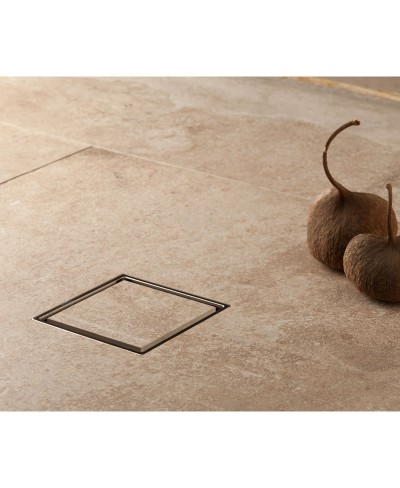Ανοξείδωτο σιφόνι δαπέδου Confluo CERAMIC DRY 4 PESTAN 10x10cm