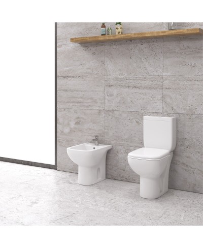 Σετ λεκάνη χαμηλής πίεσης κατωστόμια SQUARE CY 121S KARAG