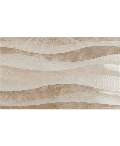 Πλακάκι Décor ELEGANZA Waves Taupe KARAG 33,3x55cm