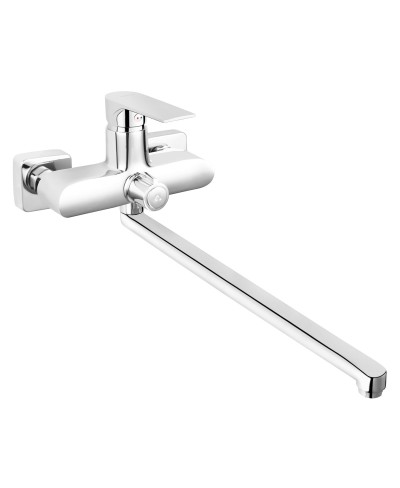 Μπαταρία νιπτήρος με ντους ALGEO SQUARE BAQ5A FERRO