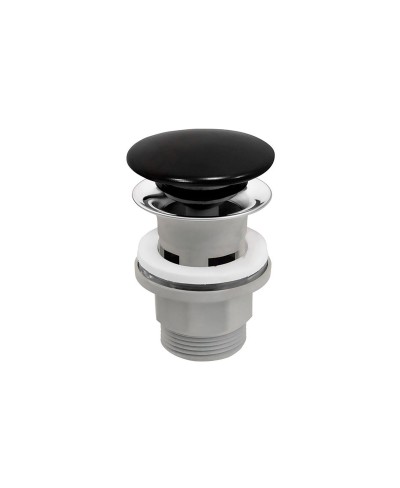 Βαλβίδα νιπτήρος με υπερχείλιση μαύρη S288PPCB-B FERRO