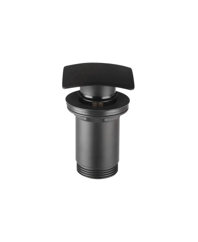 Βαλβίδα νιπτήρος με υπερχείλιση μαύρη S284-BL-B FERRO