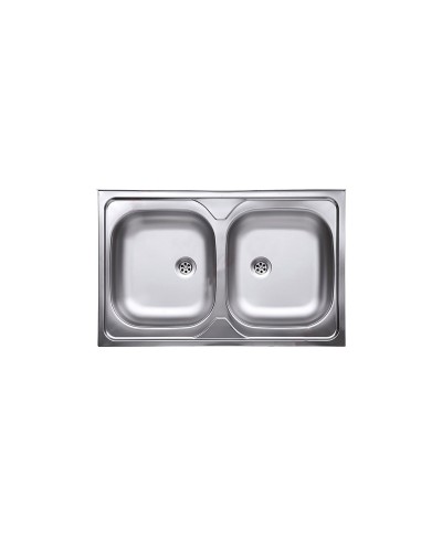 Νεροχύτης κουζίνας σαγρέ DR50/80DTS.H FERRO 80x50cm