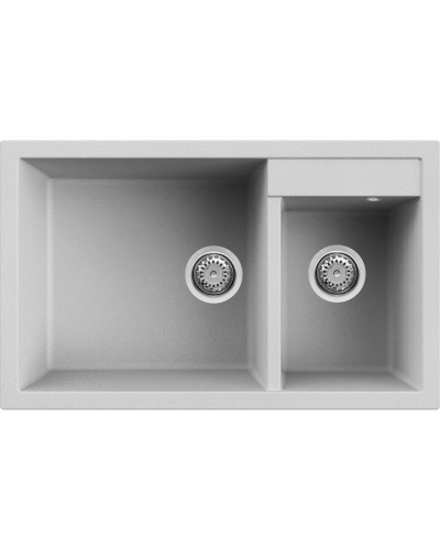 Νεροχύτης κουζίνας QUADRA 440 Aluminium 79 ELLECI 81,5x50cm