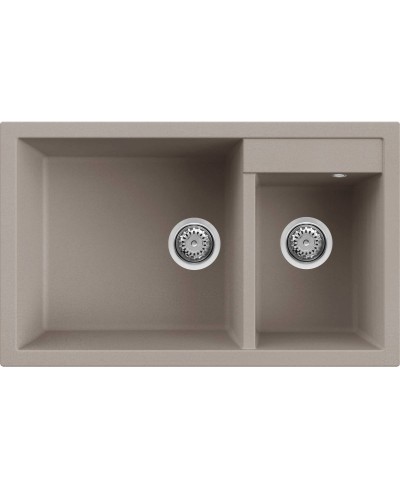 Νεροχύτης κουζίνας QUADRA 440 Tortora 43 ELLECI 81,5x50cm