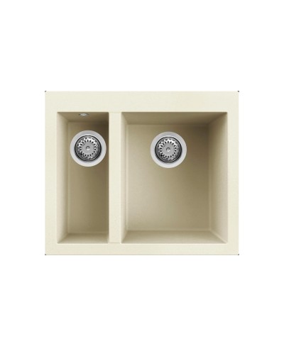 Νεροχύτης κουζίνας QUADRA 150 Bianco Antico 62 ELLECI 59x50cm