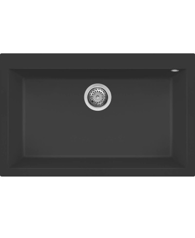 Νεροχύτης κουζίνας QUADRA 130 Nero 40 ELLECI 79x50cm