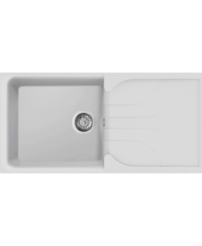 Νεροχύτης κουζίνας EGO 480 Bianco 68 ELLECI 100x50cm