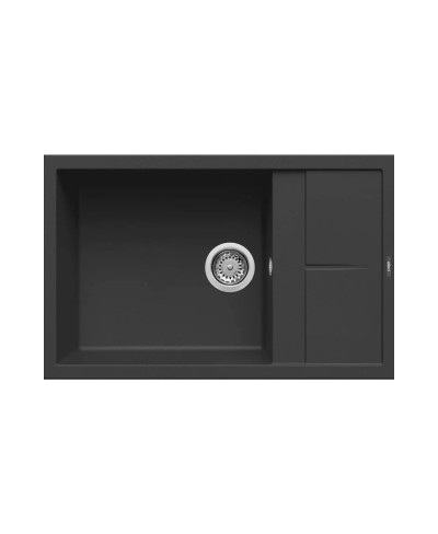 Νεροχύτης κουζίνας UNICO 310 Nero 40 ELLECI 78x50cm