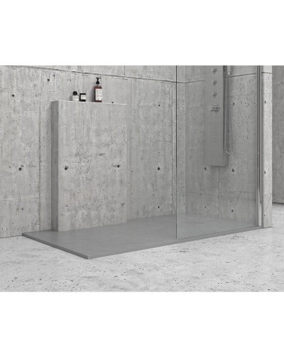 Ντουζιέρα ορθογώνια υψηλής αντοχής PIETRA Cemento KARAG 70x120x2,5cm