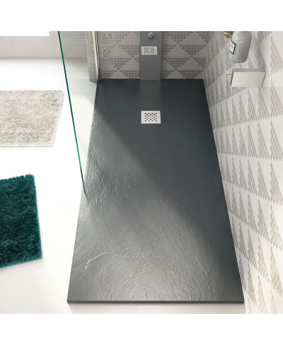 Ντουζιέρα ορθογώνια υψηλής αντοχής PIETRA Ardesia KARAG 70x180x2,5cm