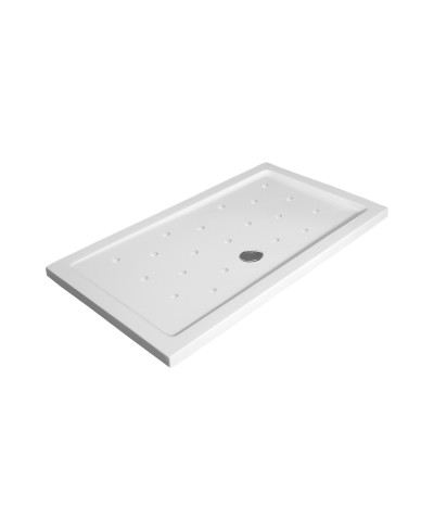 Ντουζιέρα ορθογώνια πορσελάνης PORCELAIN FLAT KARAG 80x120x6,5cm