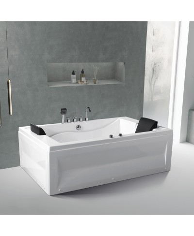 Μπανιέρα με σύστημα υδρομασάζ LILIAN K-1077 KARAG 175x82x62cm