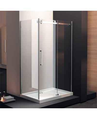 Καμπίνα από τοίχο σε τοίχο με διάφανο nano κρύσταλλο NEW ELIXIR 500 KARAG 100x194cm