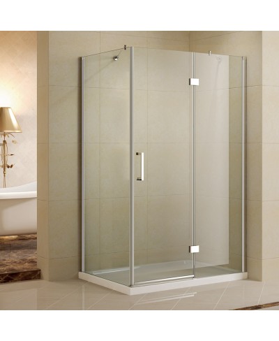 Καμπίνα ορθογώνια με διάφανο κρύσταλλο ON 500 KARAG Υ.195cm