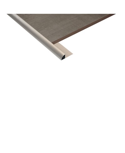 Διακοσμητικό γωνιακό προφίλ πλακιδίων Shine Silver FH125 KARAG 1,2x250cm