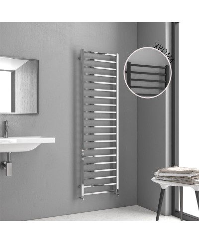 Θερμαντικό σώμα μπάνιου Black Matt KARNAK 1700 KARAG 8,5x50x170cm