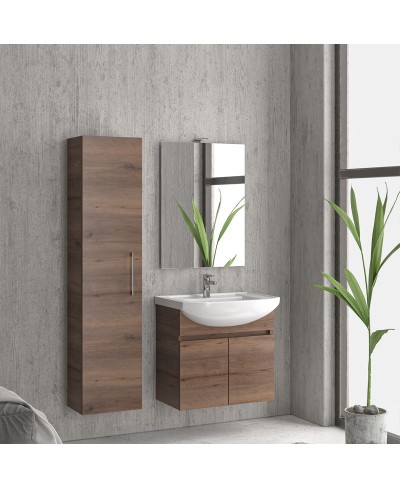 Βάση με δύο πόρτες Brown 8702 NEW BIANNA 65 KARAG 62x35x63cm