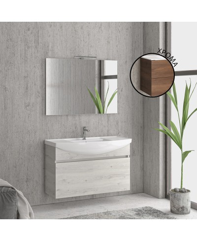 Βάση με συρτάρι Brown 8702 NEW BIANNA 100 KARAG 98x35x63cm