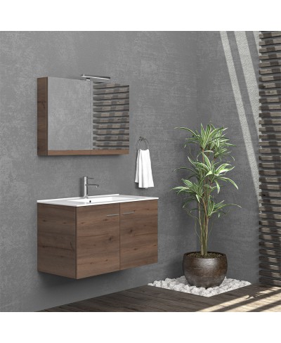 Βάση με δύο πόρτες Brown 8702 NEW BITOLA 90 KARAG 89x45x55cm