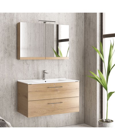 Βάση με δύο συρτάρια Elvezia 8502 NEW ELSA 90 KARAG 89x45x48cm