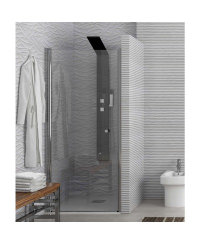 Καμπίνα από τοίχο σε τοίχο με διάφανο κρύσταλλο S4 KARAG 75-80x185cm