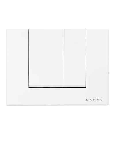 Πλακέτα καζανακίου διπλής λειτουργίας ALINDA White A227-003 KARAG