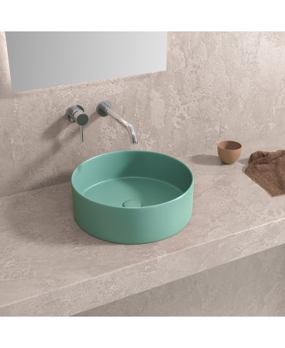 Νιπτήρας επικαθήμενος Turquoise Matt LT 3134-MGN02 KARAG Ø35,5x12cm