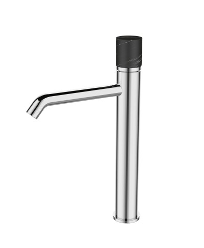 Μπαταρία νιπτήρος υψηλή JOAN Marmo Nero 24615-424A-MN KARAG