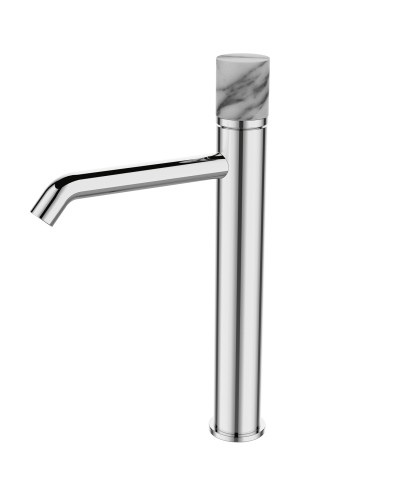 Μπαταρία νιπτήρος υψηλή JOAN Marmo Bianco 24615-424A-MB KARAG