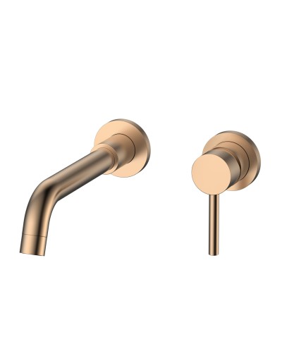 Μπαταρία νιπτήρος εντοιχισμού ARTEMIS Rose Gold 911-P KARAG