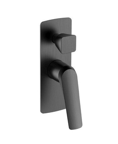 Μίκτης ντους διπλός LEA Gun Metal SO050A22 KARAG