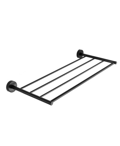 Ραφιέρα πετσετών UNO 9696 55 Μαύρη ματ KARAG 60cm