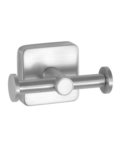 Άγκιστρο μπάνιου διπλό QUATTRO 4222 99 Σατινέ KARAG