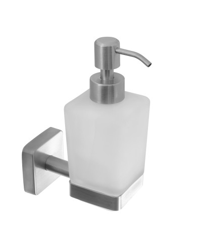 Δοχείο σαπουνιού γυάλινο QUATTRO 4801 99 Σατινέ KARAG