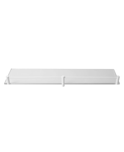 Εταζέρα γυάλινη MENSOLE 0655 66 Λευκή ματ KARAG 50cm