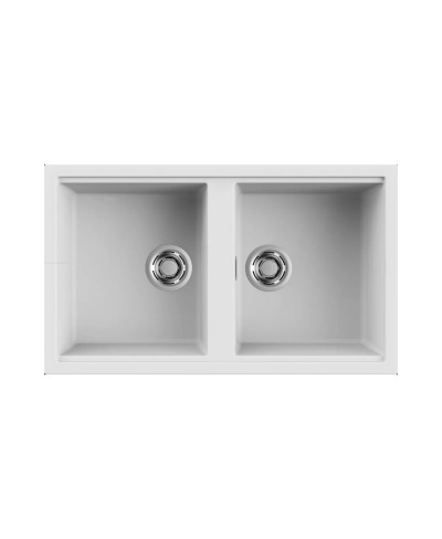 Νεροχύτης κουζίνας BEST 450 White 96 ELLECI 86x51cm