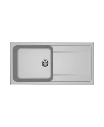 Νεροχύτης κουζίνας LIFE 480 Aluminium 79 ELLECI 100x50cm