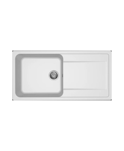 Νεροχύτης κουζίνας LIFE 480 Bianco 68 ELLECI 100x50cm