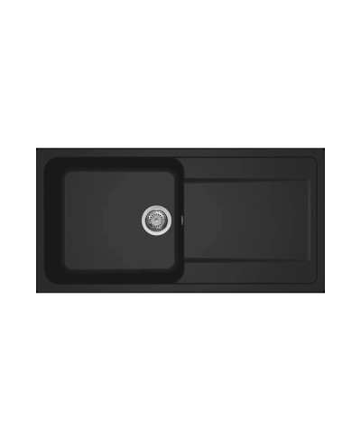 Νεροχύτης κουζίνας LIFE 480 Nero 40 ELLECI 100x50cm