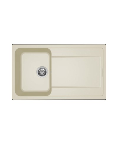 Νεροχύτης κουζίνας LIFE 400 Bianco Antico 62 ELLECI 86x50cm