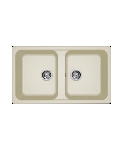 Νεροχύτης κουζίνας LIFE 450 Bianco Antico 62 ELLECI 86x50cm