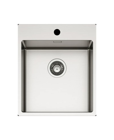 Νεροχύτης κουζίνας ανοξείδωτος COMPASS 400 Satinato ELLECI 44x51cm